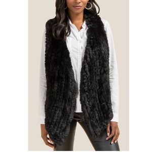 NWOT June Faux Fur Vest